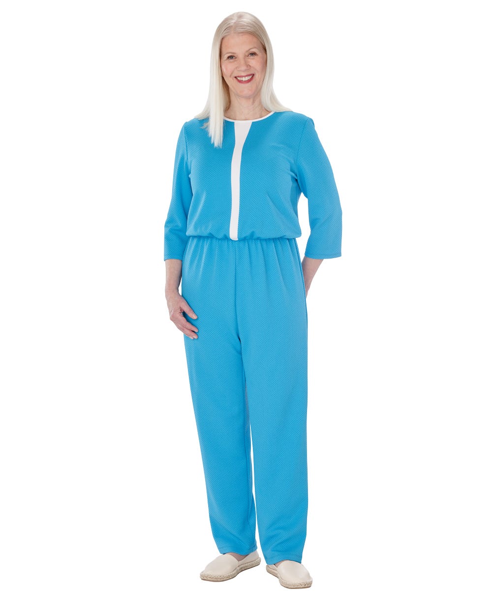 Women's Stay Dressed Jumpsuit with Full Back Zip