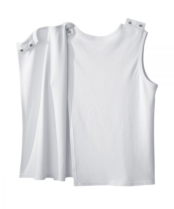 3 Pack - Men's Adaptive Sleeveless Undershirt - Clearance