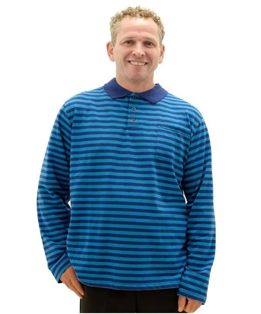 Mens Adaptive Polo Shirt Top - Adaptive Golf Shirt