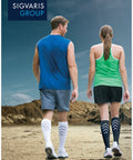 Sigvaris Men's Athletic Recovery Sock Calf 15-20mmHg Closed