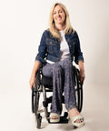 Women’s Seamless Back Bohemian Pants – Adaptive Seated & Standing Comfort