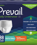 Prevail Extra Absorbency Incontinence Underwear, Youth/Small Adult, 22-Count