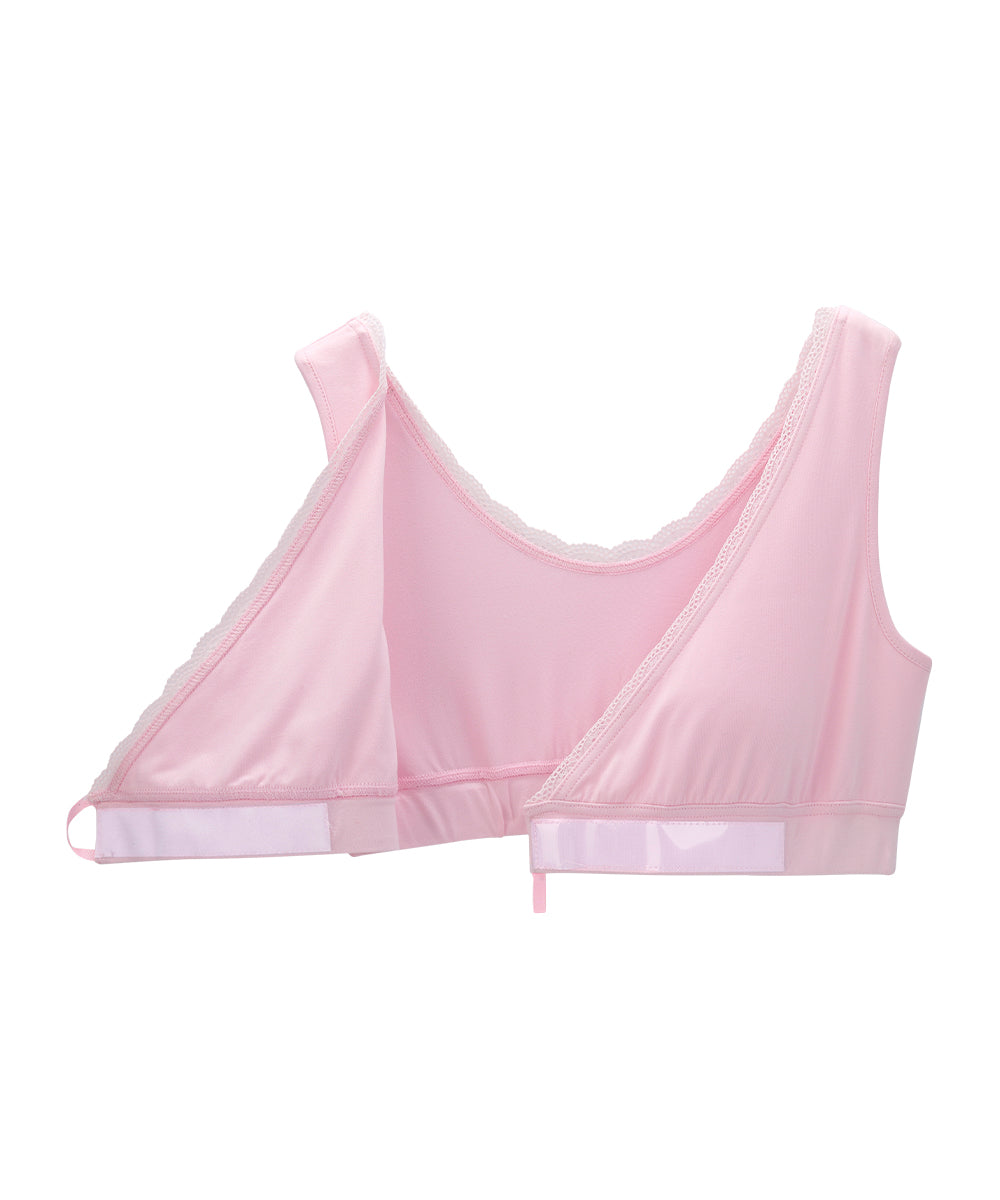 Women's Lace Trim Easy Close Bralette