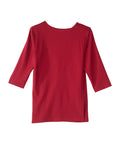 Women's Open Back Seasonal Print Top