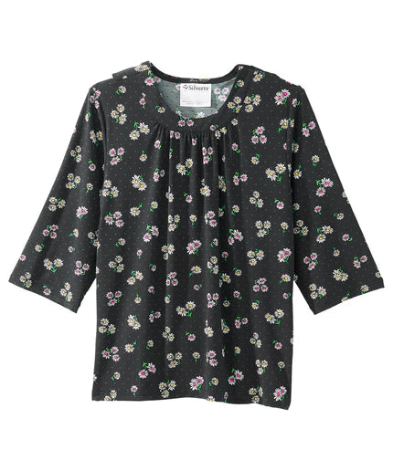 Women's Open Back Shirred Top