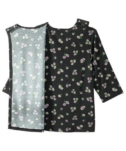 Women's Open Back Shirred Top