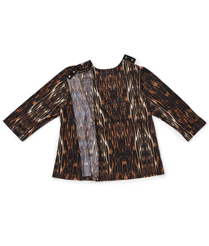 Women's Open Back Shirred Top