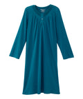 Women's No Peek Hospital & Home Care Gown with Lace Neckline