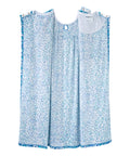 Open Back Knit Nightgown with Lace Trim