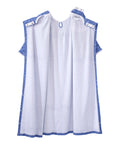 Open Back Knit Nightgown with Lace Trim