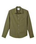 Magnetic Button Long Sleeve Shirt