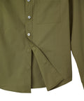 Magnetic Button Long Sleeve Shirt