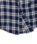 Men’s Flannel Magnetic Button Long Sleeve Shirt