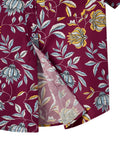 Magnetic Button Short Sleeve Shirt