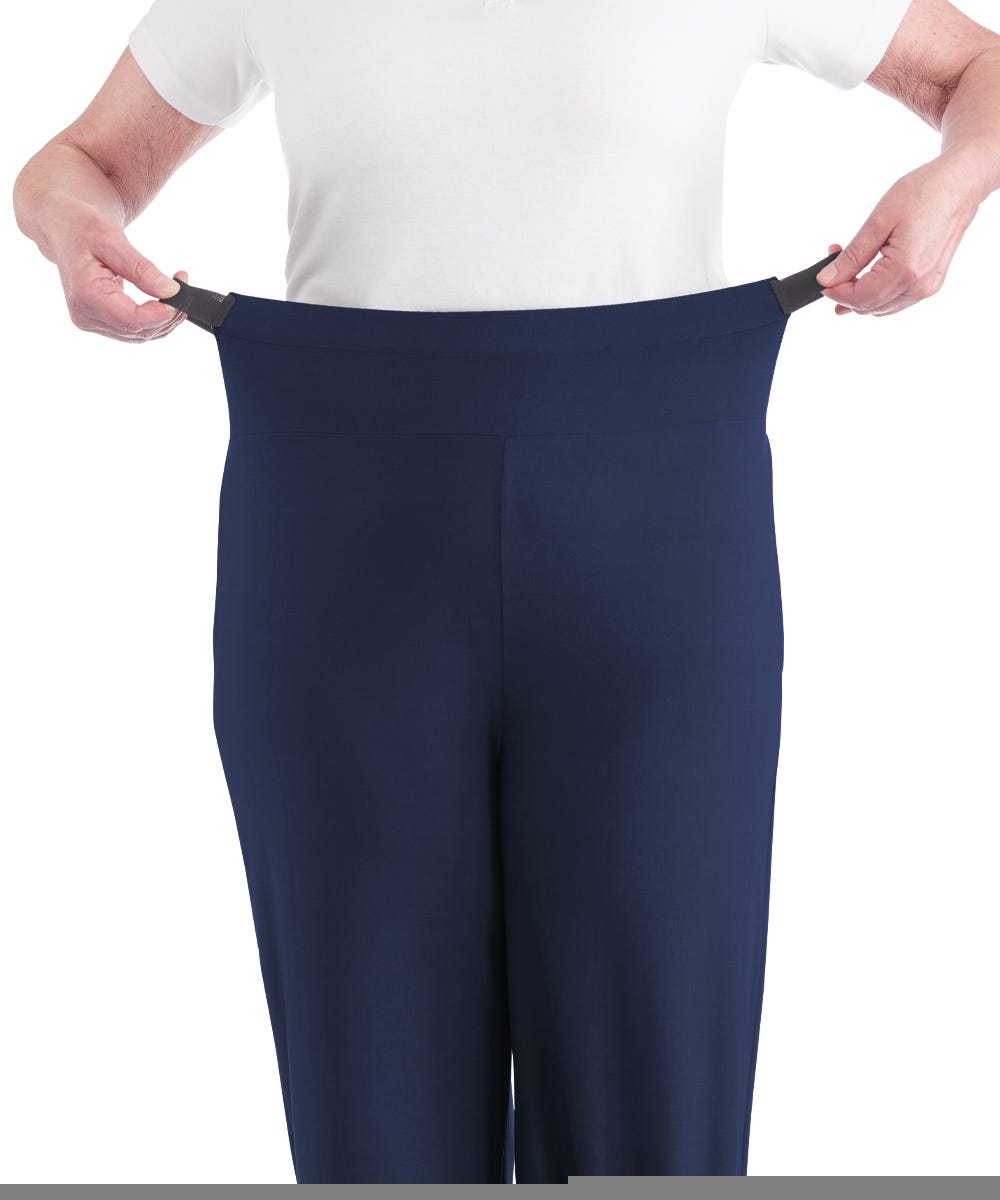 Women's Easy Grip Wide Leg Pull-On Pants - Clearance