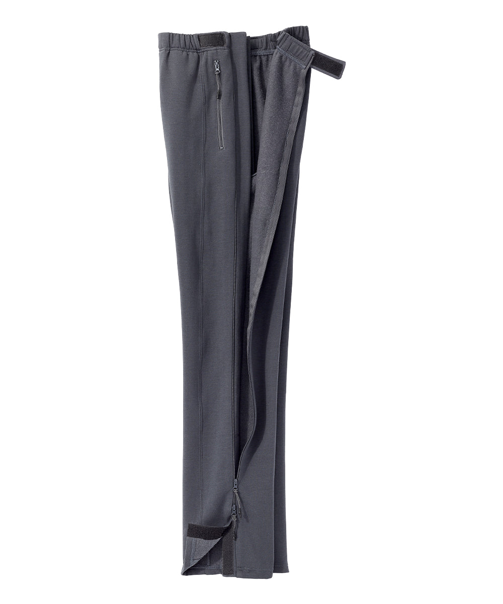 Men's Easy Touch Side Zip Pant with Catheter Access - Fleece Edition