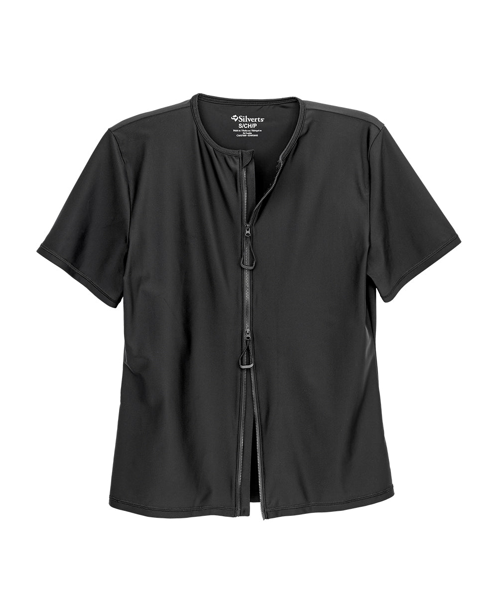 Men's Zip Front Adaptive Swim Shirt