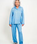 Women's Open Back Top & Pull-On Pant Polka Dot Pajama Set
