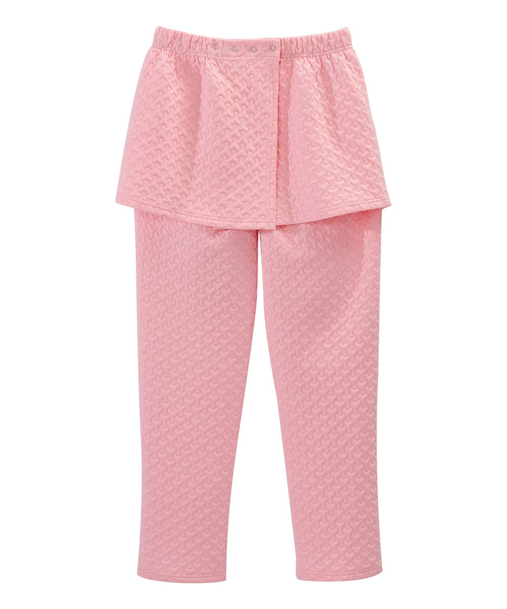 Women's Open Back Quilted Knit Track Suit Pant