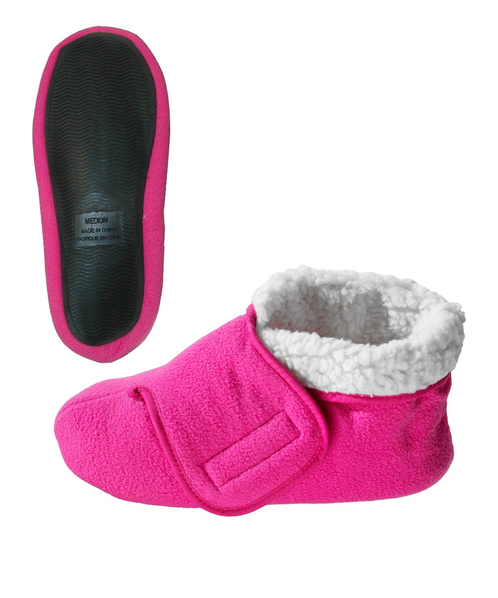 Women’s & Men’s Deep and Wide Diabetic Bootie Slipper