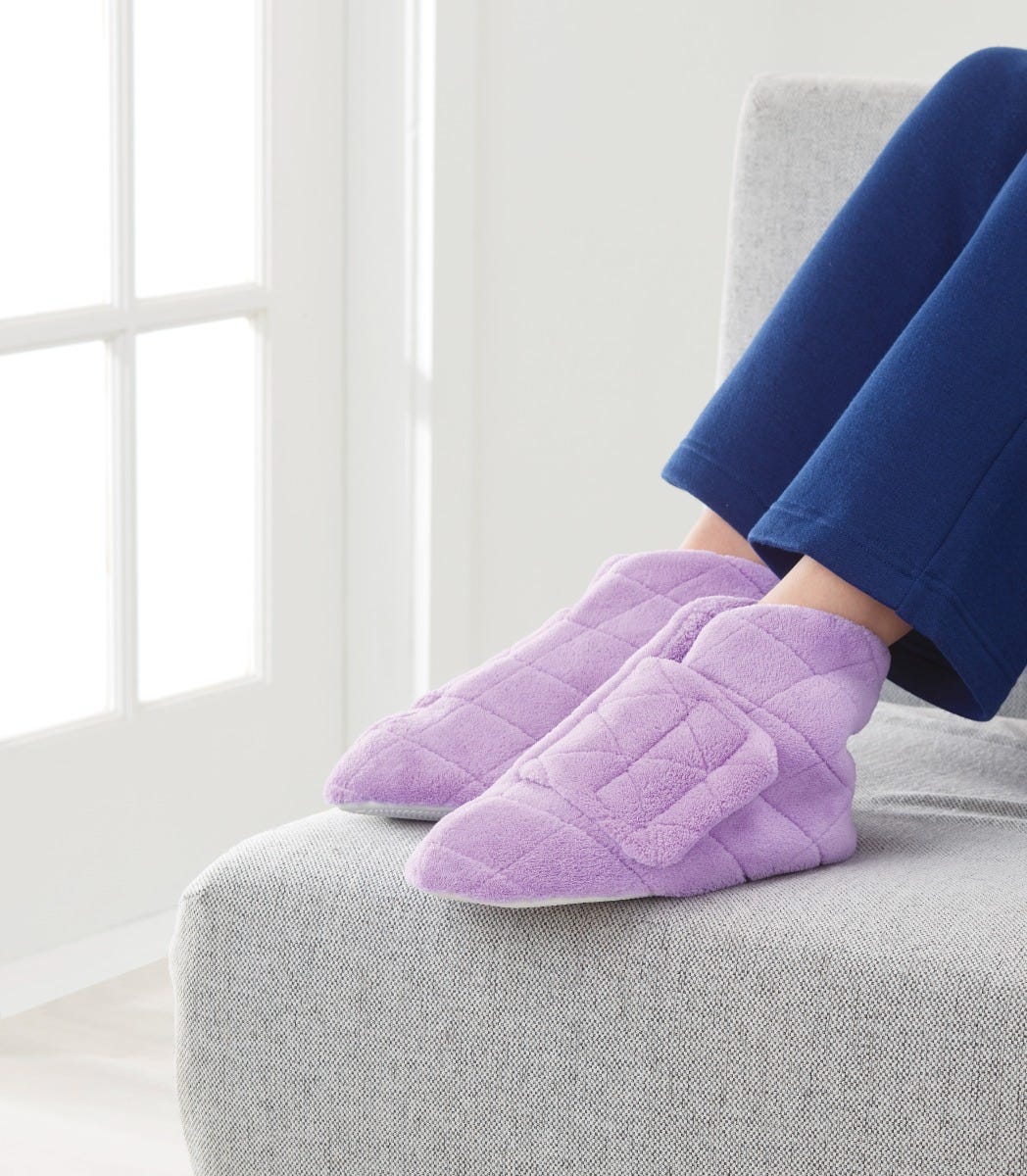 Womens Extra Wide Swollen Feet Slippers