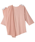 Women's Open Back Asymmetrical Hem Top