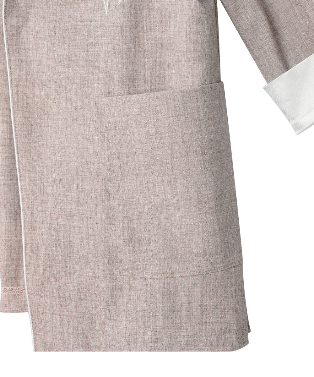 Women's Embroidered Linen Blazer