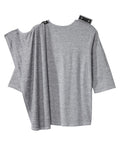 Women's Open Back Active Crew Neck Top