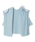 Women's Open Back Active Crew Neck Top