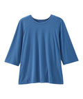 Women's Open Back Active Crew Neck Top