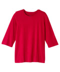 Women's Open Back Active Crew Neck Top