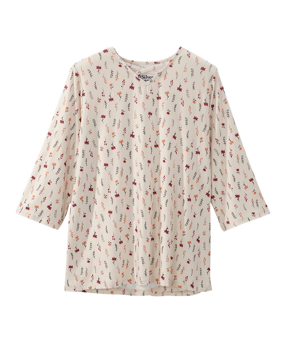 Women's Open Back Criss Cross Neckline Top