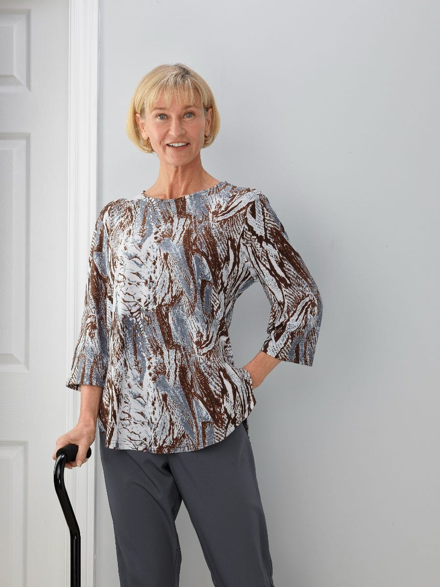 Women's Open Back High-Low Top - Clearance