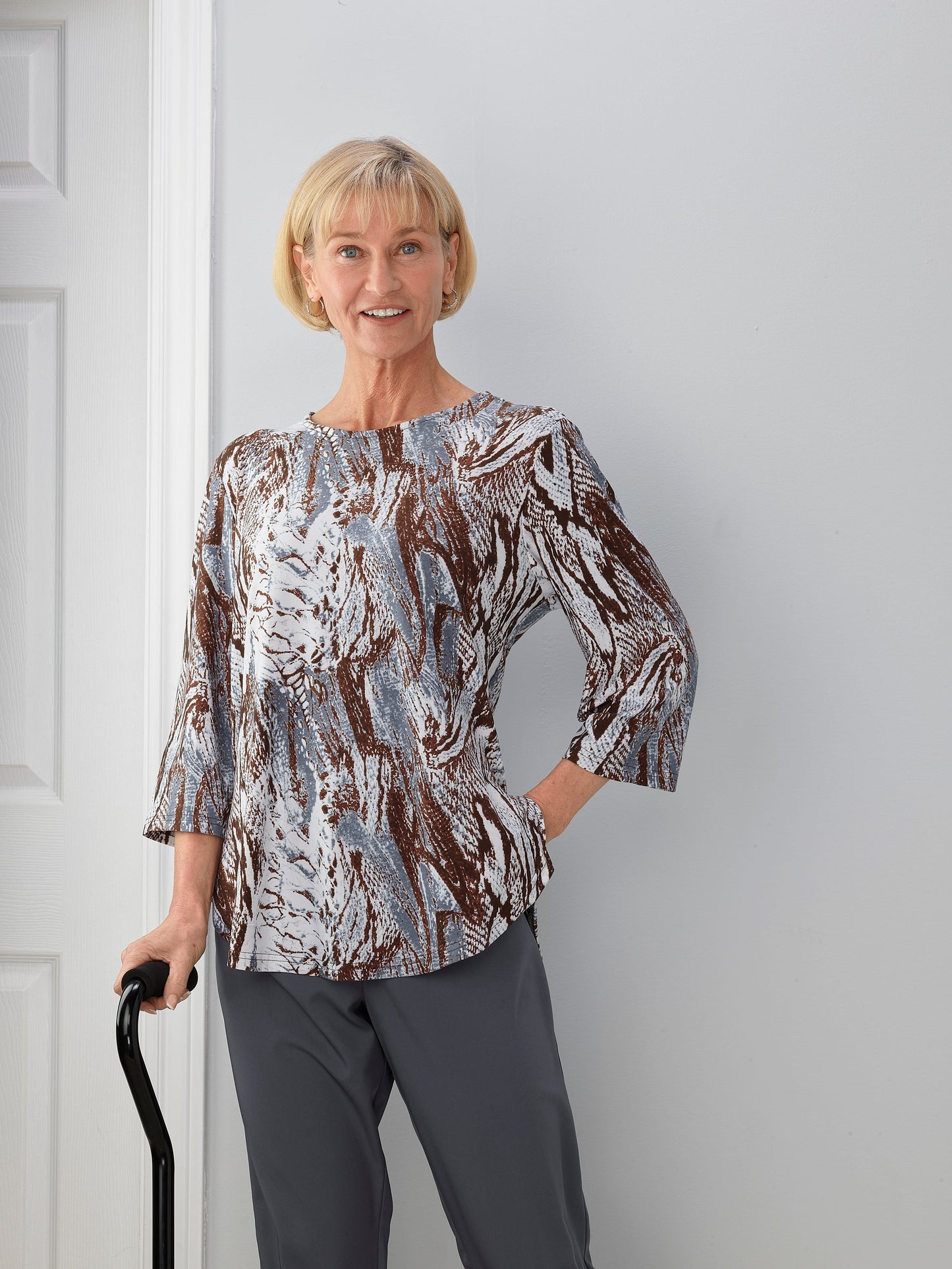 Women's Open Back High-Low Top - Clearance