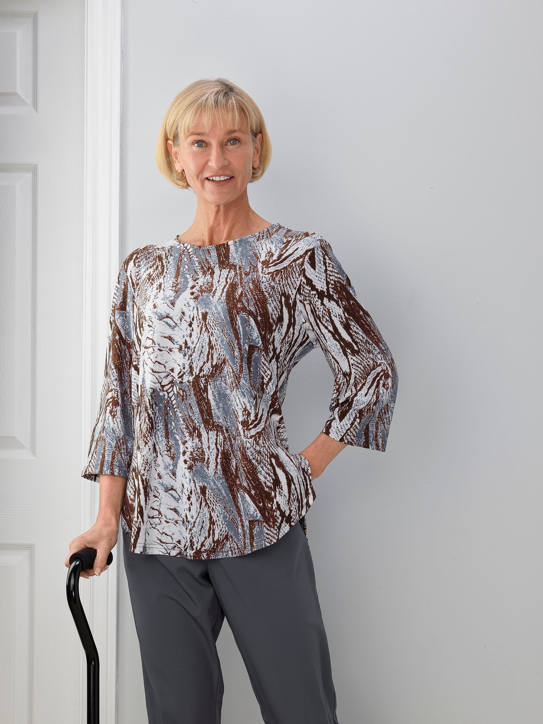 Women's Open Back High-Low Top - Clearance