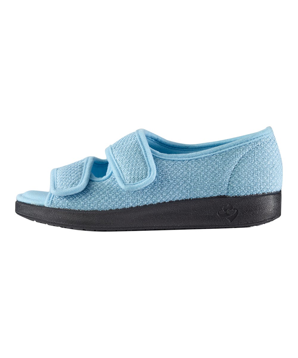 Womens Easy Closure Sandal for Indoors & Outdoors