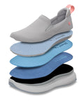 Women’s Leather Comfort Slip-On Shoes – Adjustable Fit (Regular to Extra Wide)