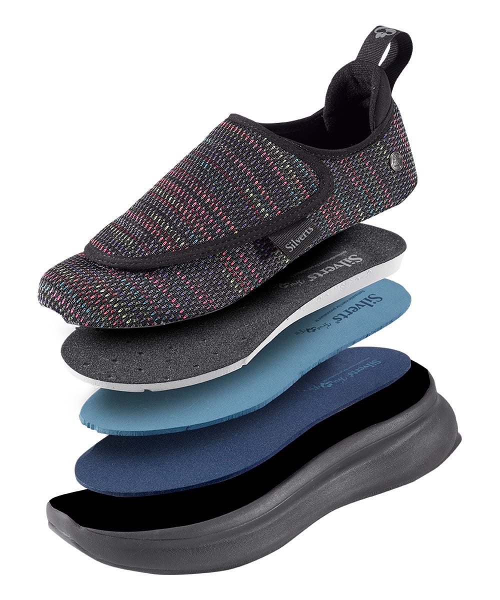Women's Extra Wide Comfort Shoes with Easy Closures for Adjustable Fit