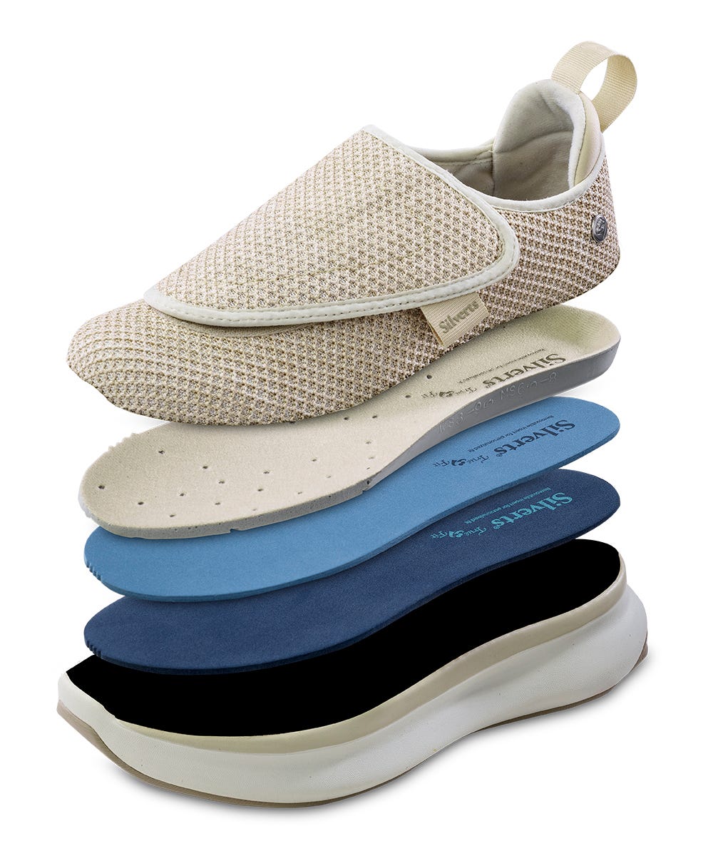 Women's Extra Wide Comfort Shoes with Easy Closures for Adjustable Fit