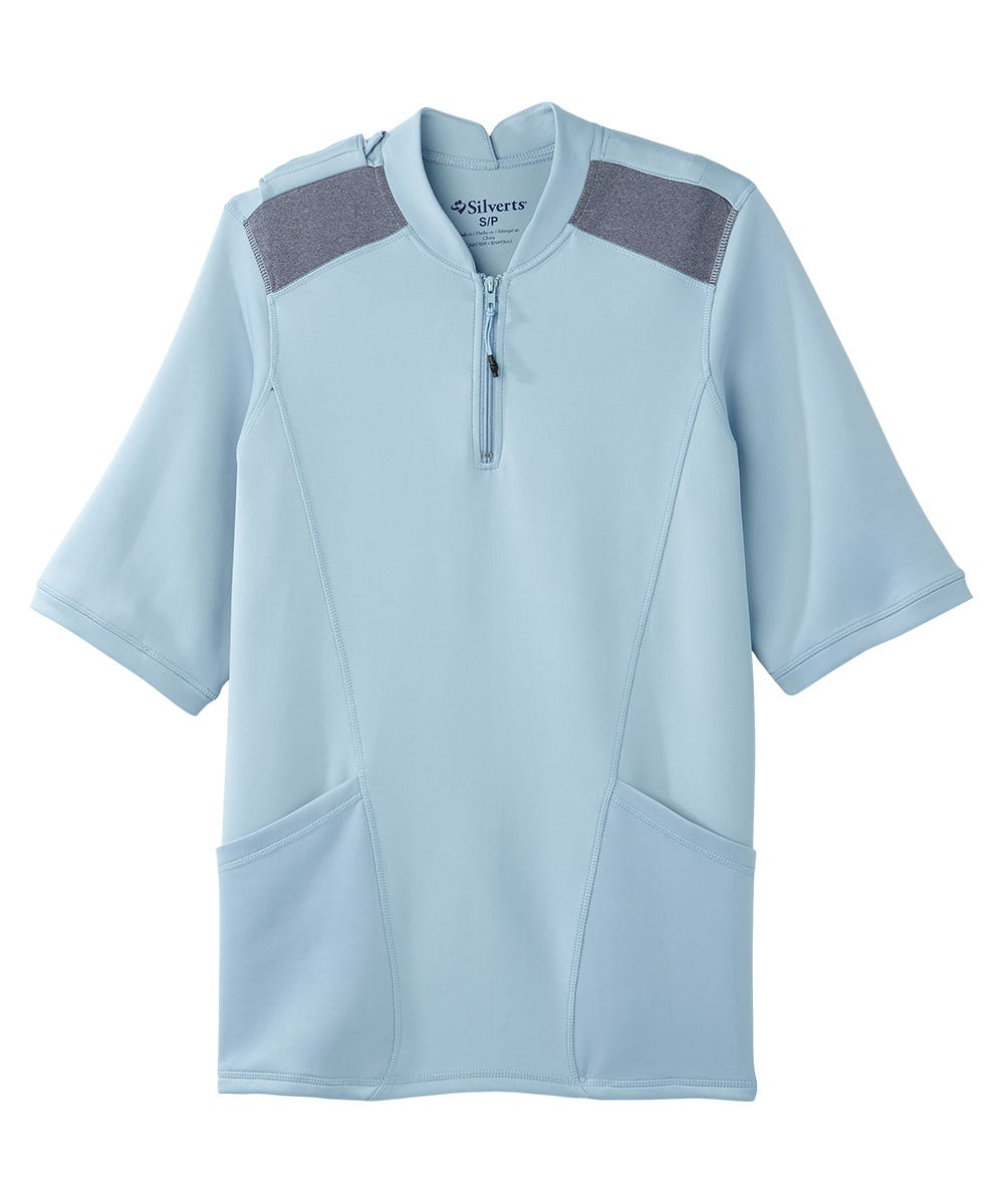 Women's Open Back 1/4 Zip Active Top