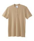 Men's Open Back Henley T-Shirt