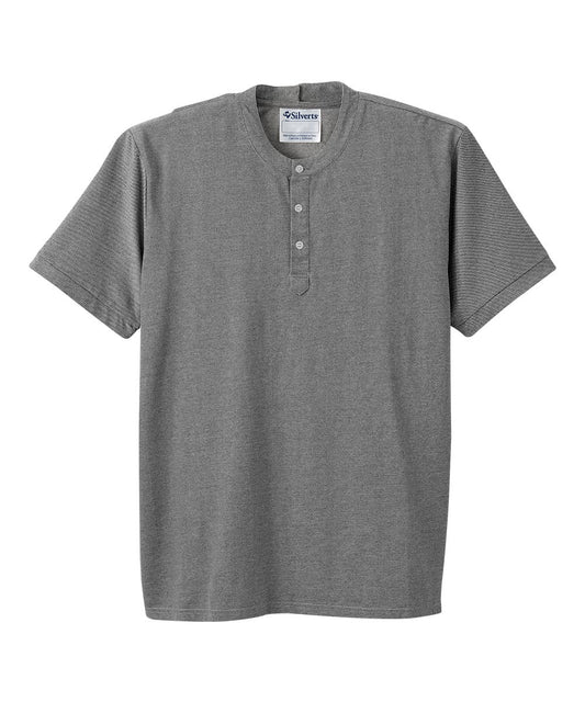 Men's Open Back Henley T-Shirt