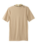 Men's Open Back Polo Shirt with Zip
