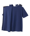 Men's Open Back Polo Shirt with Zip