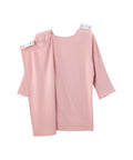Women's Open Back Crepe V-Neck Top