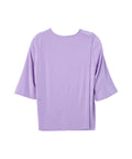 Women's Open Back Crepe V-Neck Top