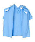 Men's Open Back Classic Short Sleeve Shirt