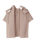 Men's Open Back Classic Short Sleeve Shirt