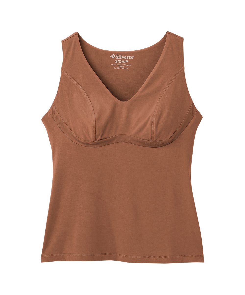 Women's Adaptive Wire-Free Breast Nest Bra Camisole