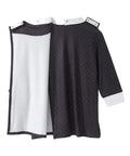 Women's Open Back 3/4 Sleeve Collared Top